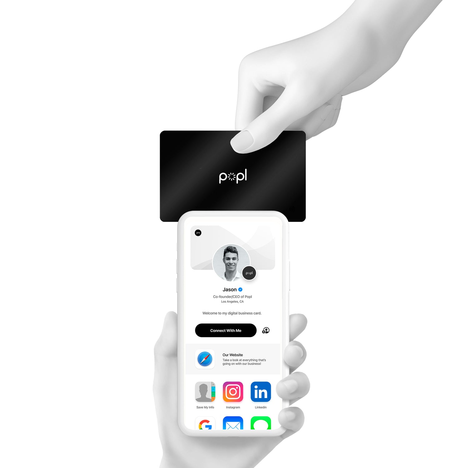How To Create Electronic Business Card for In-Person Events