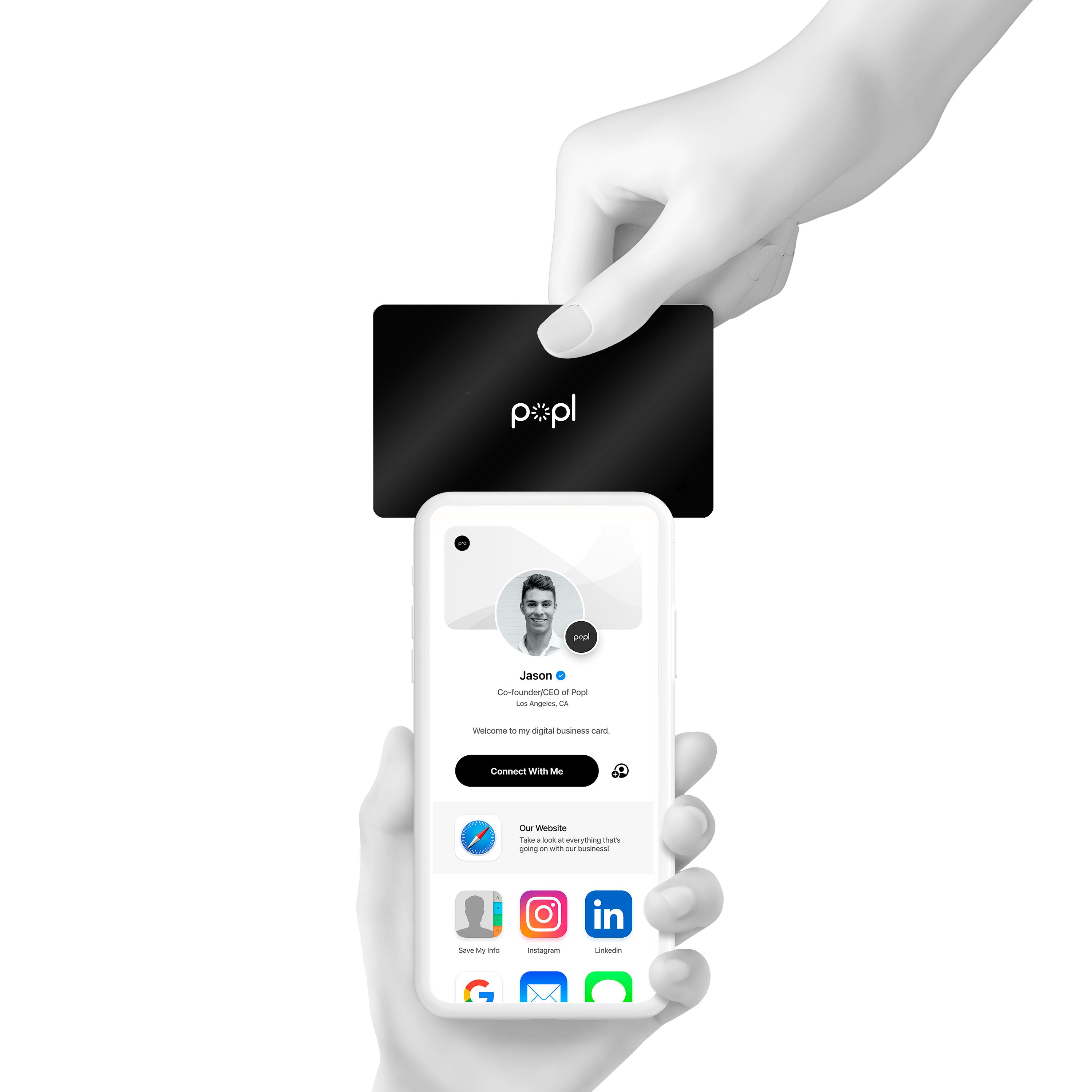 How To Create Electronic Business Card for In-Person Events