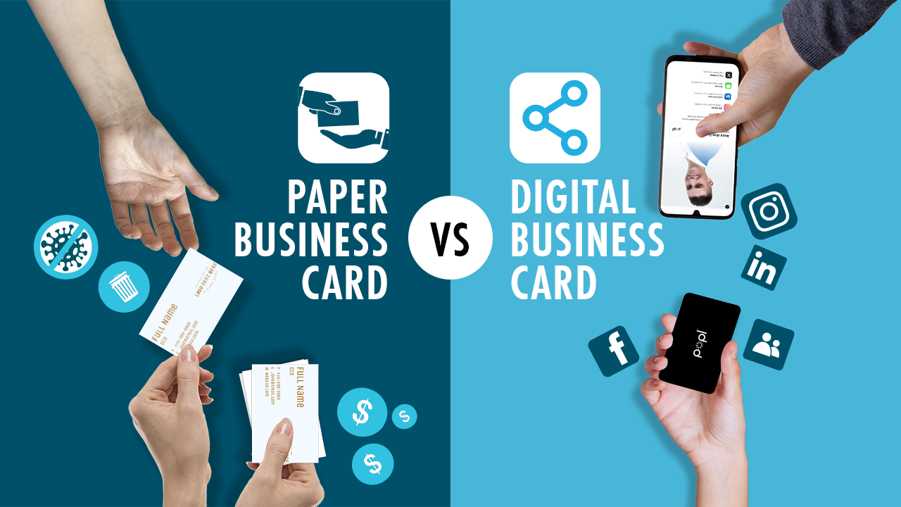 Digital sales business card