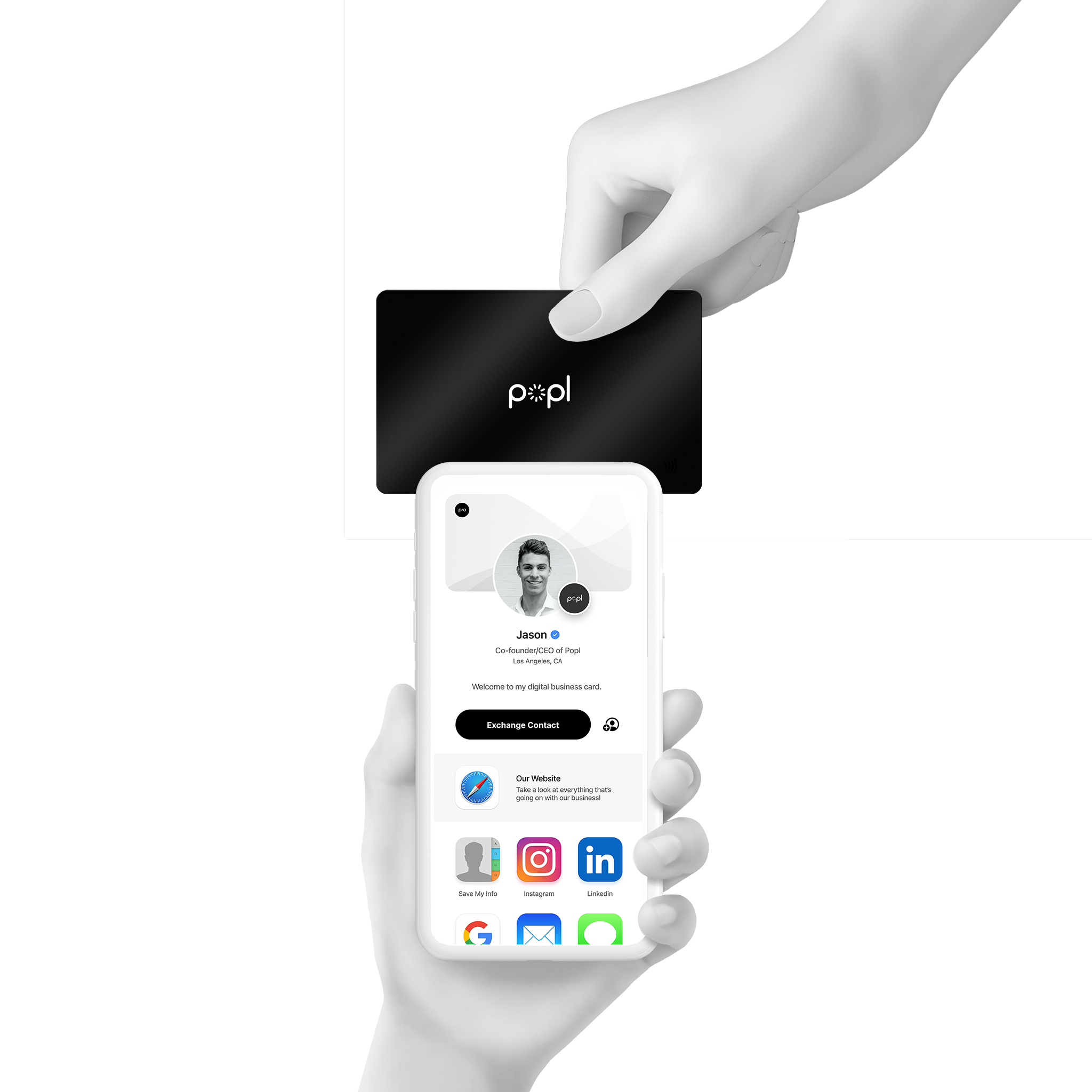 how can a Popl digital business card grow your professional network