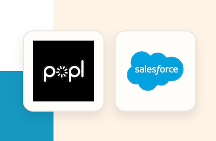 How to connect salesforce to Popl Teams for syncing leads