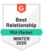 G2 Best Relationship Award badge