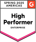 G2 Lead Capture High Performer Enterprise Badge Spring 2025