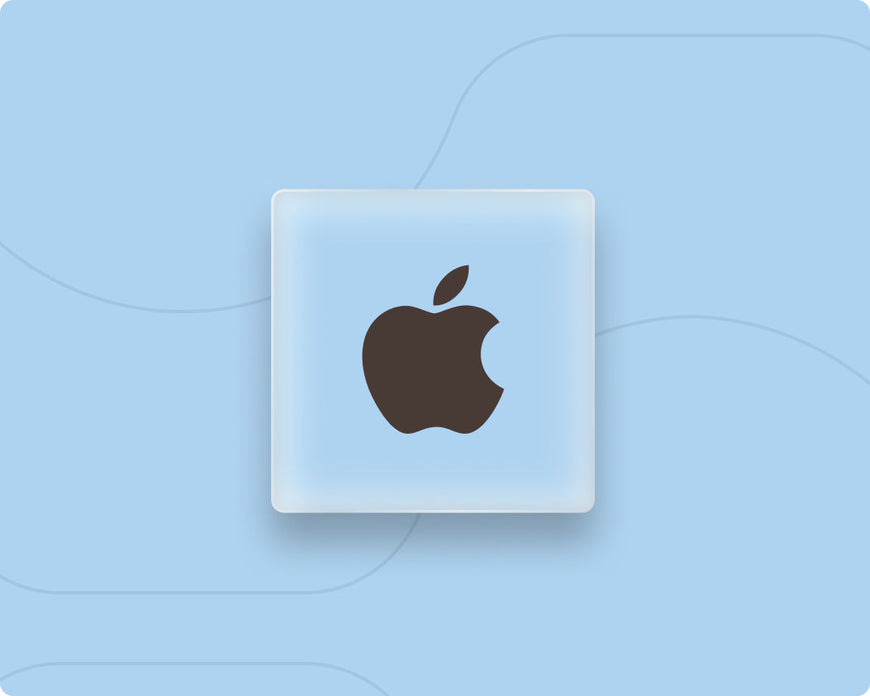 Graphic of the Apple logo