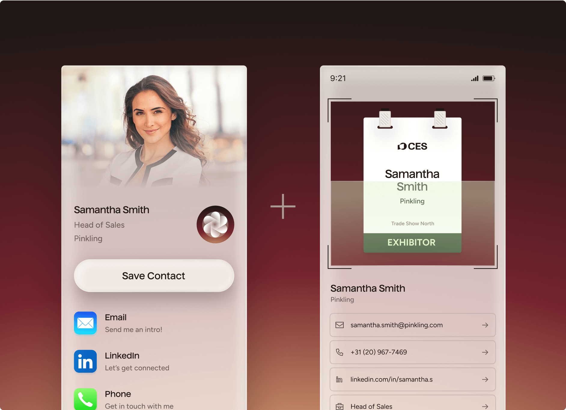 Popl Digital Business Cards product features