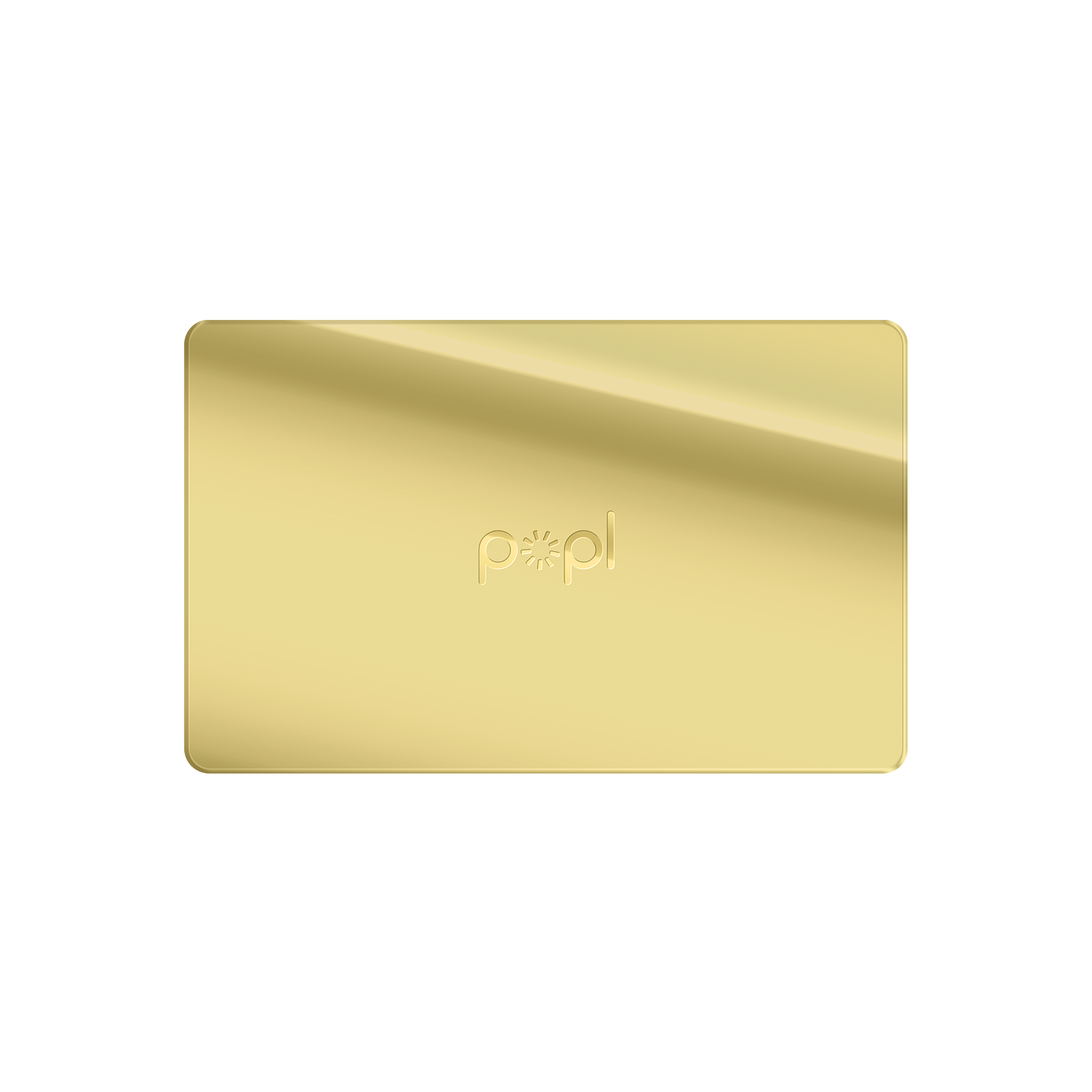 24k Gold Popl Card