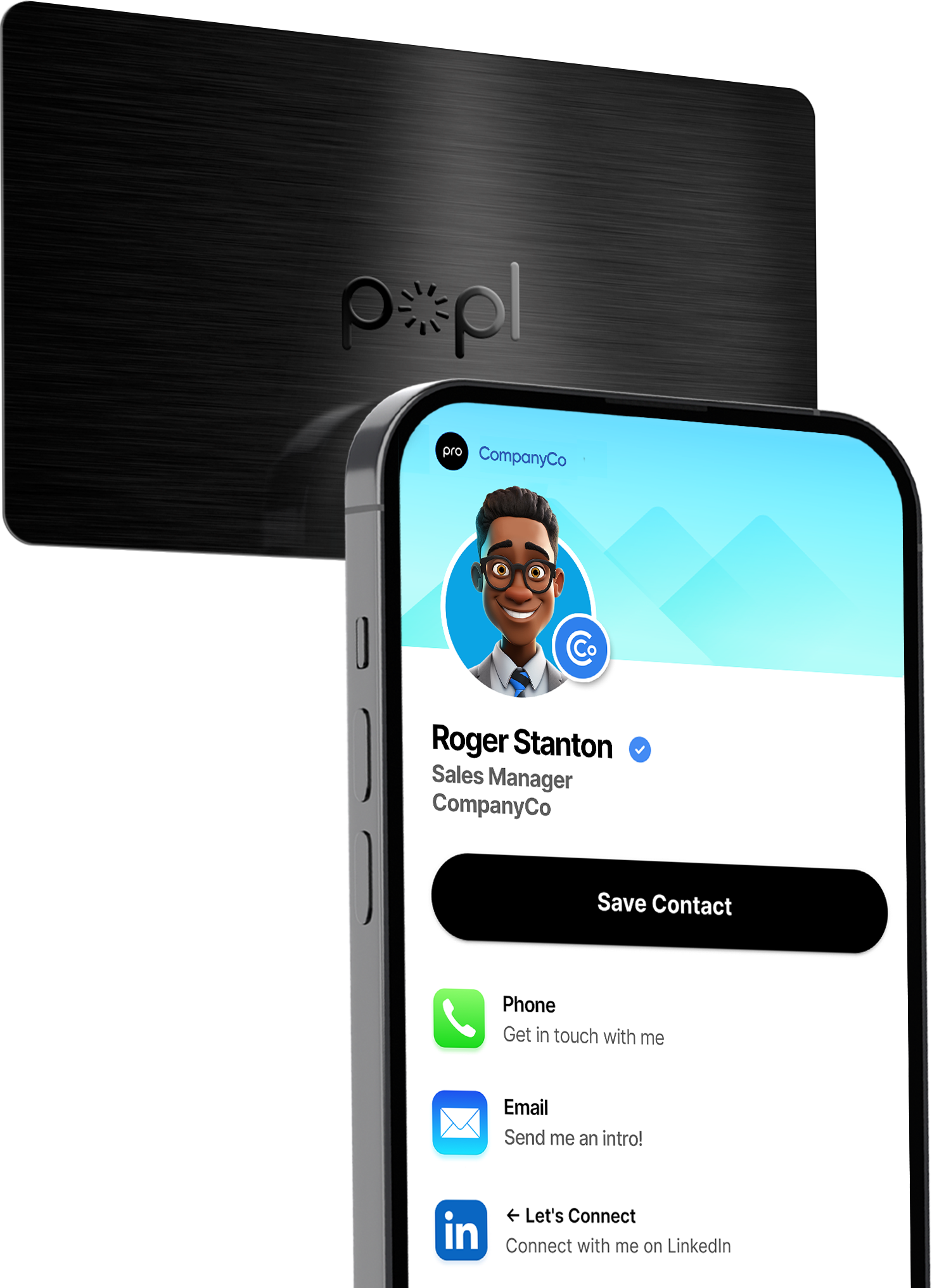Popl Card 3-Pack | Digital Business Cards