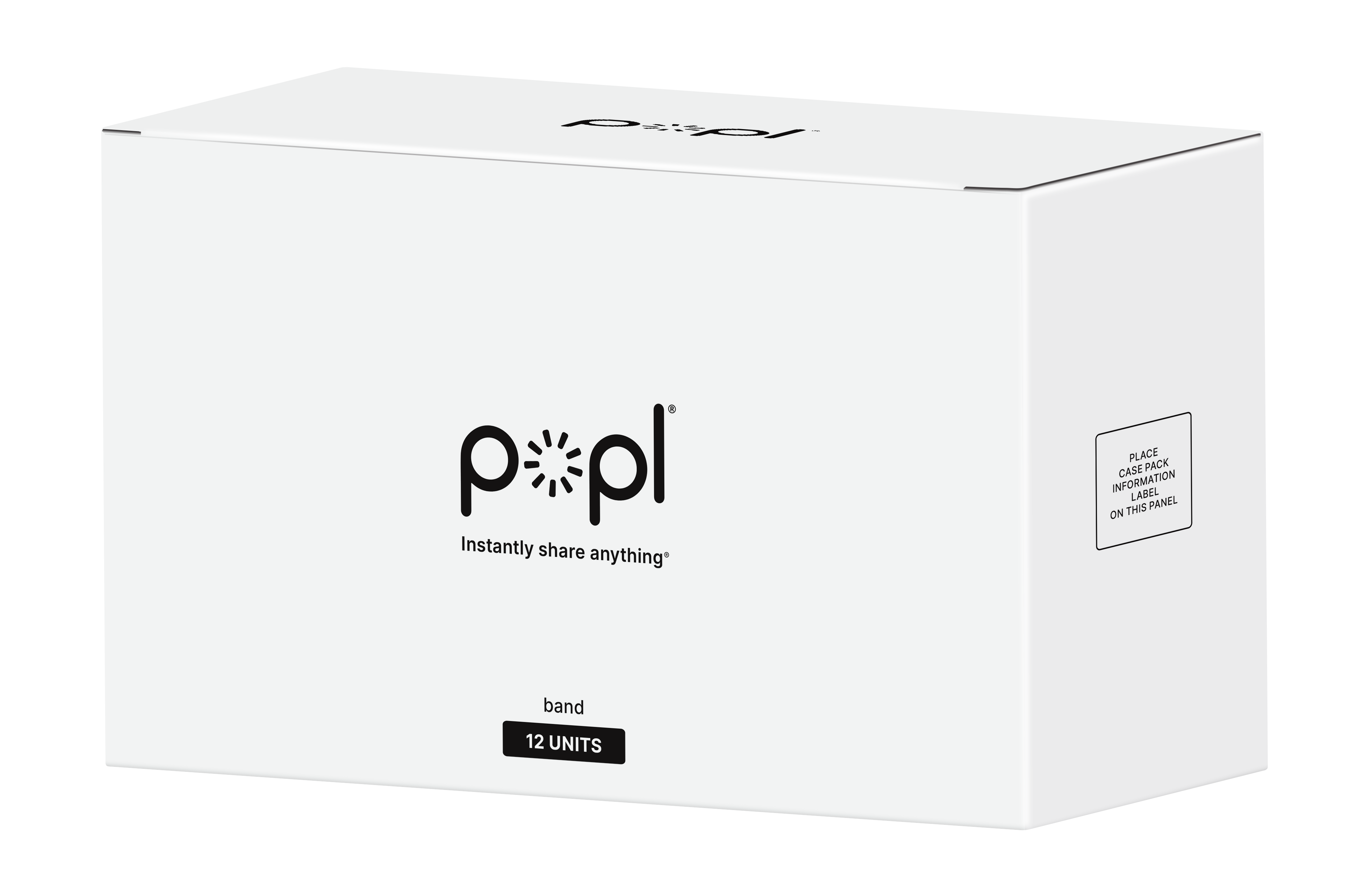 Popl White Badge 100-Pack | Digital Business Cards