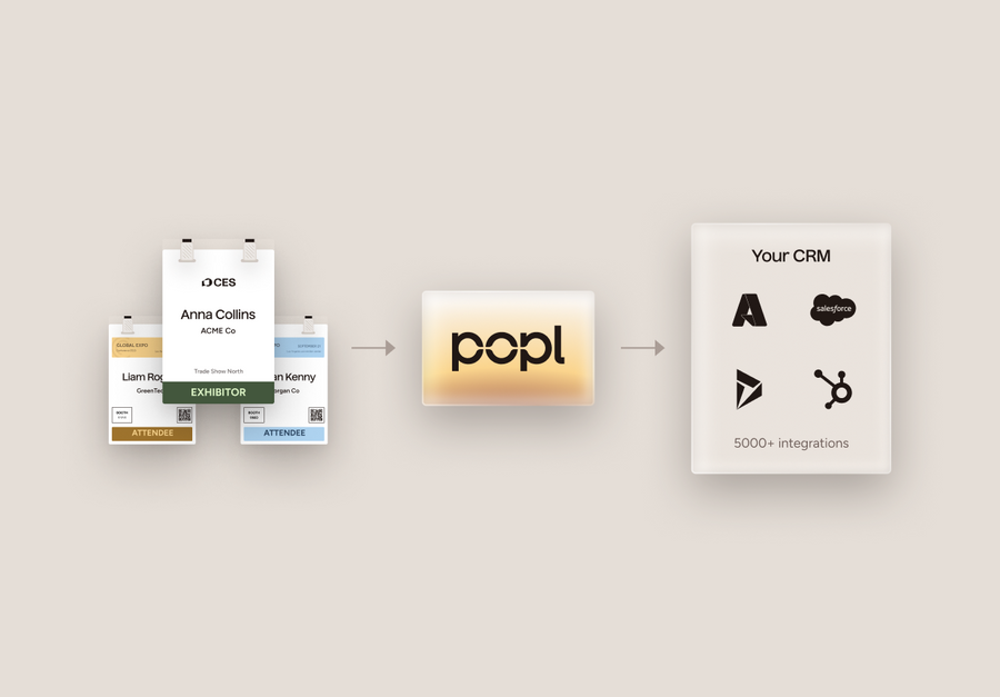 Scan any lead and sync to your crm with popl