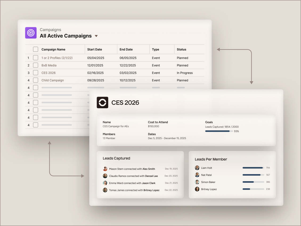 Seamless campaign management in Salesforce