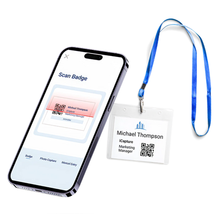 iCapture event lead capture app with custom lead forms and offline data collection