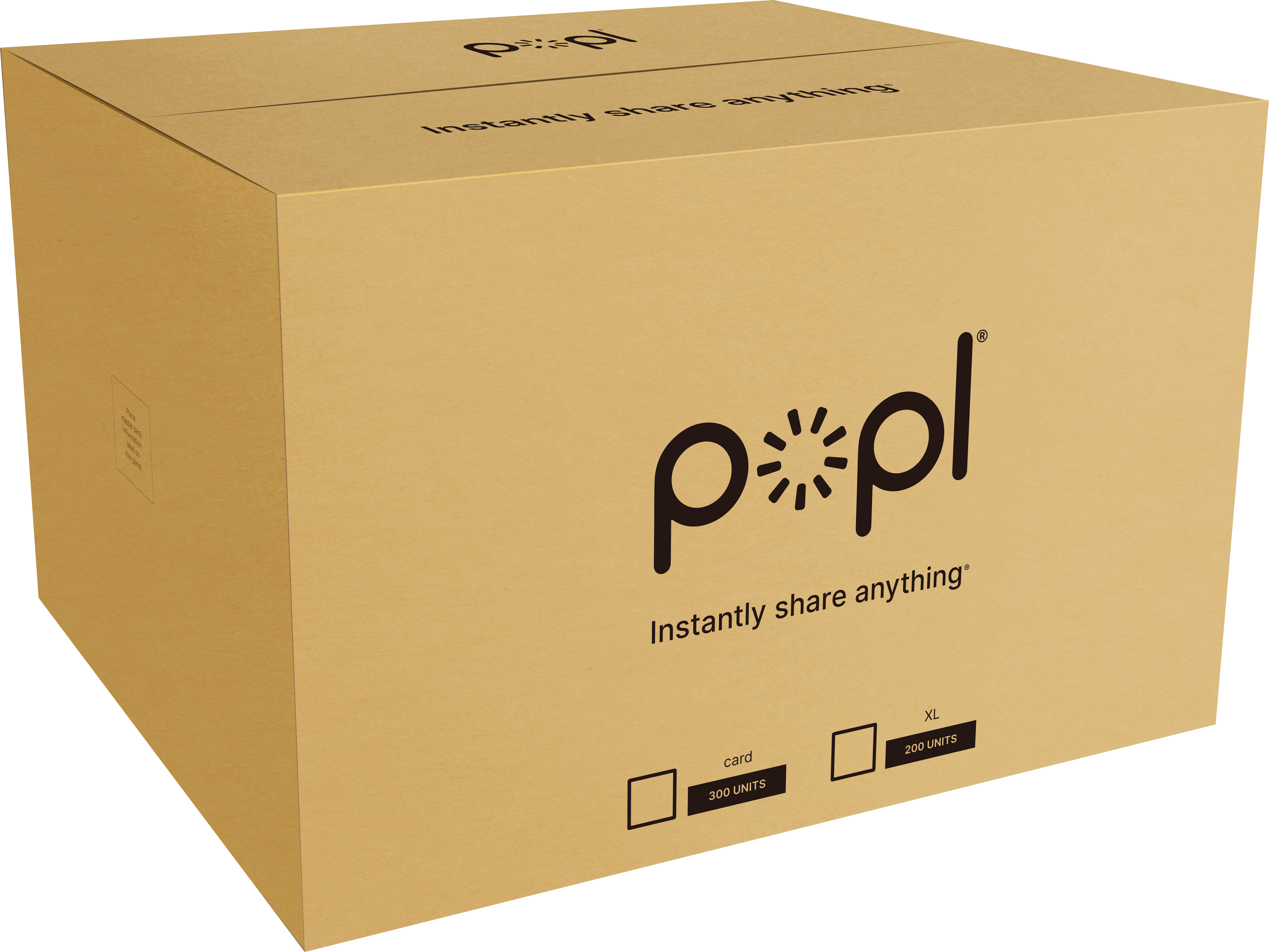 Popl Card 300-Pack Master Carton | Digital Business Cards