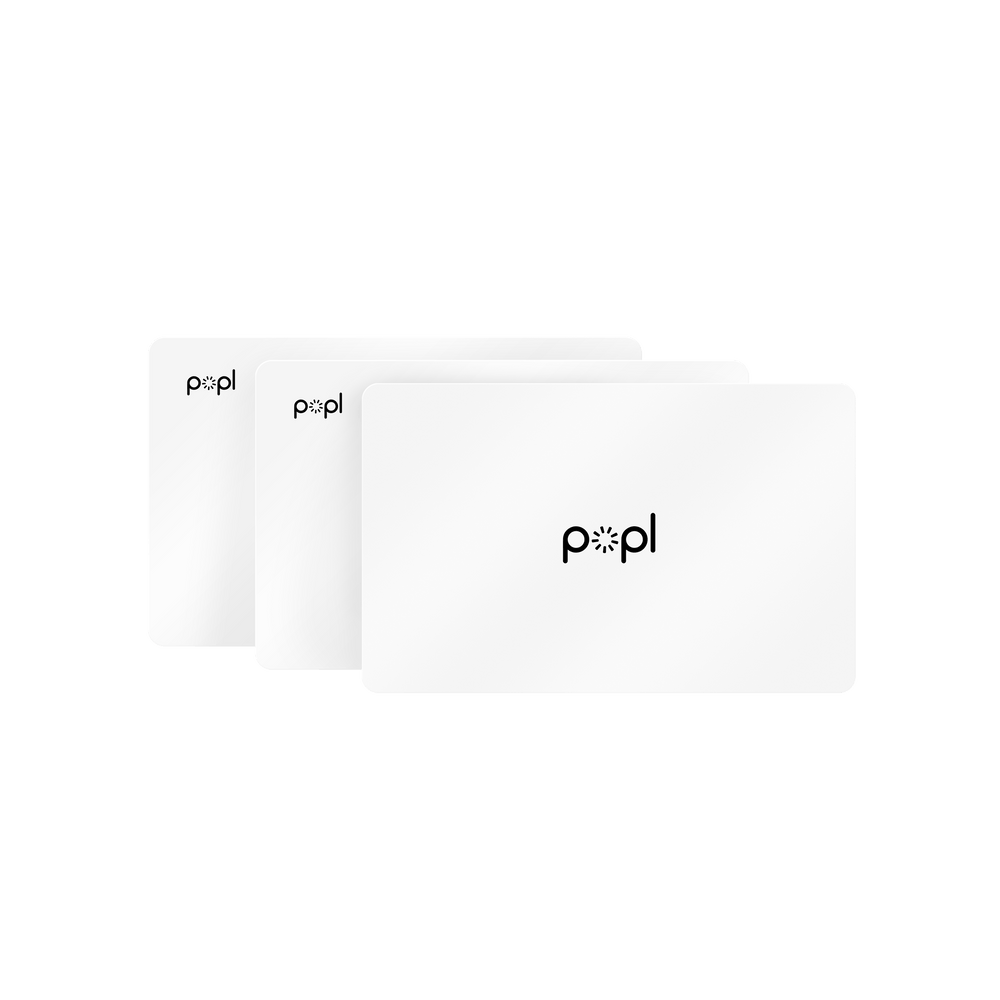 Popl Card 3Pack Digital Business Cards
