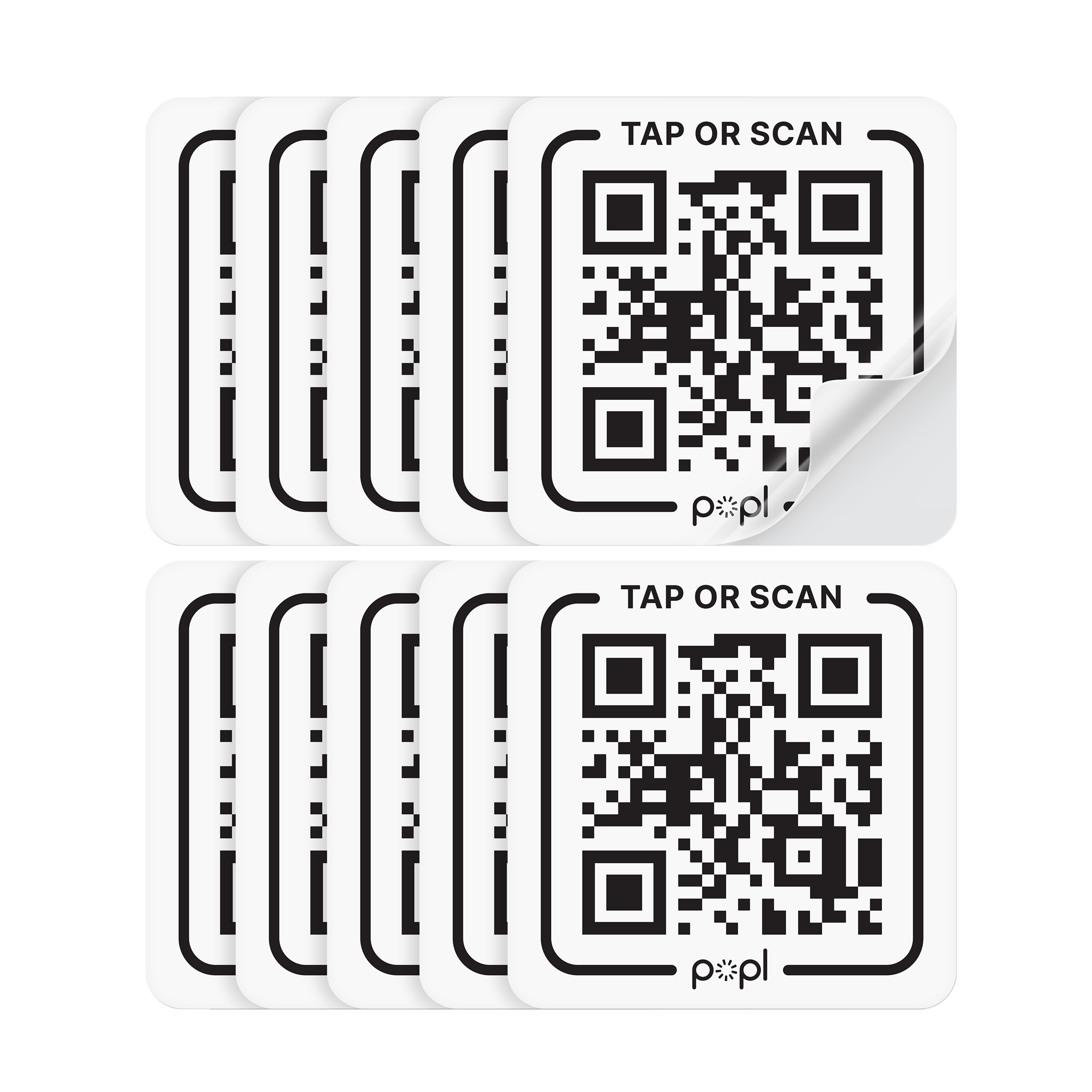 PopCode Sticker - 10 Pack